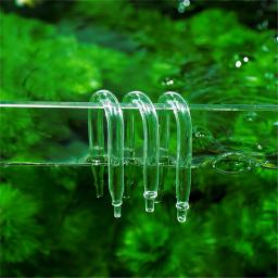 Em Forma De U Refinador De Aquário De Vidro Transparente, Conector De Tubulação De Ar, Tanque De Peixes Equipamentos De Aquário, CO2, 1Pc - Image 1