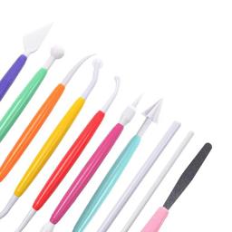 Cerâmica Escultura Ferramentas, Argila DIY, Criar Projetos Artísticos, Artesanato, Cerâmica, 10Pcs - Image 5