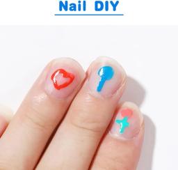 Rolo de esmalte 3D, rolo de geleia, espumante, colorido, escrita, letras, desenho, decorar, journaling, DIY Gift, 1mm, 12pcs - Image 4