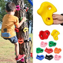 Kit de Parede De Escalada De Madeira Pedras para Crianças, Escalada Holds, Playground Game, Pés De Mão, Treinamento De Escalada, 10Pcs por Conjunto - Image 1