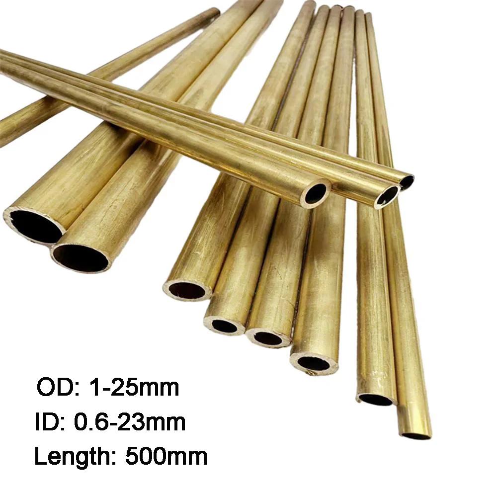 Diâmetro do tubo de bronze de 500mm, 1 PC, 1 pc 5/2/3/4/5/6/7/8/9/10/11/12/13/14/15/16/18/20/22/24/round Metal Pipe para DIY, mão ferramenta parte, 25mm - Image 1