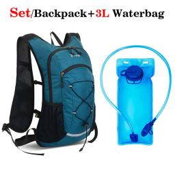 Nova bicicleta equitação saco de água mochila portátil à prova dwaterproof água saco hidratação 3l esportes ao ar livre correndo bexiga interna mochila - Image 4