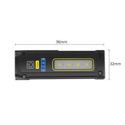 Mini lanterna LED recarregável portátil, Lâmpada de serviço de emergência ao ar livre com magnético, Poderosa lanterna de longo alcance para pesca - Image 5