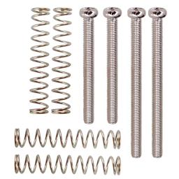 Ferro Elétrico Bass Ponte Tailpiece com Parafusos e Molas, Acessório Instrumento Musical, Guitarra Peças e Acessórios, 1 Conjunto - Image 2