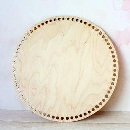 40cm Madeira Redonda Bottoms para Craft DIY Base forYarn Basket - Image 2