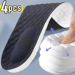 Palmilhas Esportivas de Látex para Homens e Mulheres, Suave, Alta Elasticidade, Palmilhas de Espuma de Memória, Almofadas de Massagem Respirável - Image 1