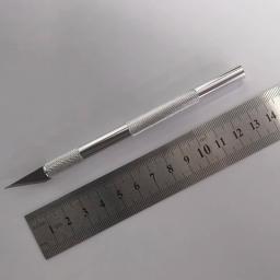 Lâminas de aço bisturi para artesanato DIY, cortador de madeira, caneta faca, gravura, artes, desenho, reparação, ferramentas manuais, 12 Pcs/Lot - Image 6