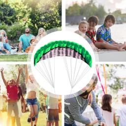 Papagaios dobráveis para adultos, pipas grandes para treinamento de kitesurf, pipas de praia, diversão esportiva ao ar livre, 2,5 m - Image 4