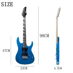 IRIN-Guitarra Elétrica com Saco, 6 Cordas, 24 Trastes, Corpo de Bege, Amp Picks, Escolhas Strap, Peças e Acessórios - Image 3