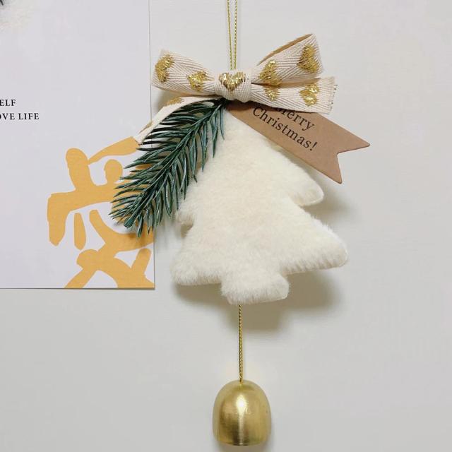 Decorações de Natal com Pano de Feltro: Sinos e Pingentes para Árvore e Festas de Ano Novo