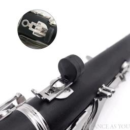 Capa para descanso de dedo de polegar para clarinete, suporte preto, acessórios para instrumentos de sopro, botão protetor, protetor de borracha de polegar, almofada macia para iniciantes e profissionais, almofada de - Image 3
