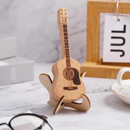 Palhetas De Guitarra Acústica De Madeira, Recipiente De Armazenamento Personalizado, Equipamento Musical, Presentes Acessórios - Image 5