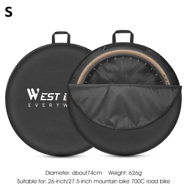 West biking bicicleta rodado saco caso para 26 polegada/27.5 polegada/700c/29 polegada mtb conjunto de roda durável roda carry bag bolsa