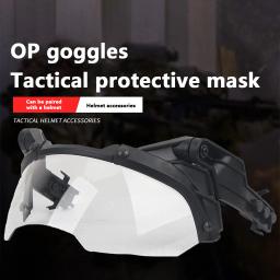 Óculos táticos ajustáveis Flip Capacete, Airsoft Paintball, Capacete RÁPIDO, À prova de vento, Anti Fog, CS Wargame Protection Goggles - Image 4