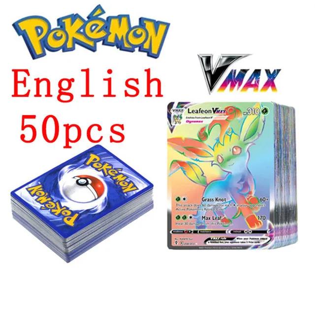 Pokemon Cards of Italian Letters, Treinador, Pikachu, Charizard, Figuras Anime, Battle Flash Card, VSTAR, Vmax, Gx Energy Cards, Brinquedos Infantis - Image 1