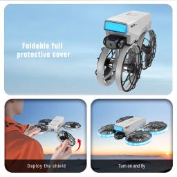 Novo xj2 mini câmera drone 8k profissional hd dobrável sem escova quadcopter rc dron fpv aeronave uav brinquedo para menino presente crianças aéreo - Image 2