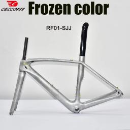 CECCOTTI-quadro de bicicleta colorido personalizado cor congelada quadro de carbono preço de fábrica quadro de bicicleta de estrada - Image 4