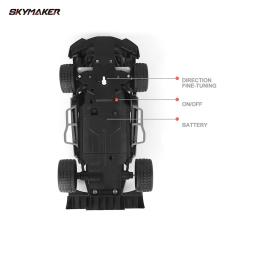 Sulong-Metal RC Carro Brinquedos para Meninos, 1:24, 2.4G, Alta Velocidade, Controle Remoto, Mini Modelo de Escala, Veículo Elétrico, Presente - Image 3