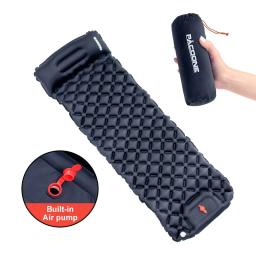 Outdoor Camping Colchão Inflável Almofada De Dormir Com Almofadas Ultraleve Air Mat Construído Em Inflator Bomba Caminhadas - Image 1