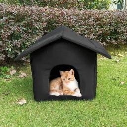 Waterproof Outdoor Pet House, Thickened Cat Nest, Tent Cabin, Pet Bed, Shelter Cat Kennel, Portable Travel Nest, Pet Carrier - Image 1