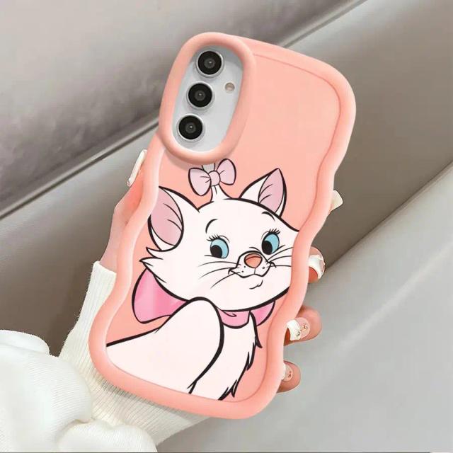 Disney Marie Gato Case para Samsung Galaxy A Series TPU Silicone Macio 1 Peça
