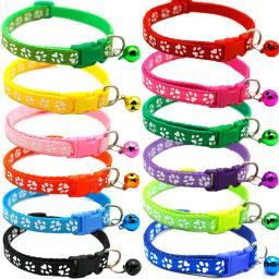 Coleiras ajustáveis com sino para animais de estimação, colar para gatos, filhotes e gatinhos, atacado, Dropshipping - Image 3