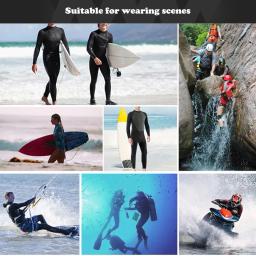 Traje Completo De Neoprene Bodysuit Completo, Acessórios De Natação Quente, Fato Molhado De Surf Com Mergulho, Equipamento De Mergulho Livre, 3mm - Image 4