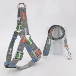Conjunto de arnês de cão osso, para uso interior e exterior, um conjunto - Image 1