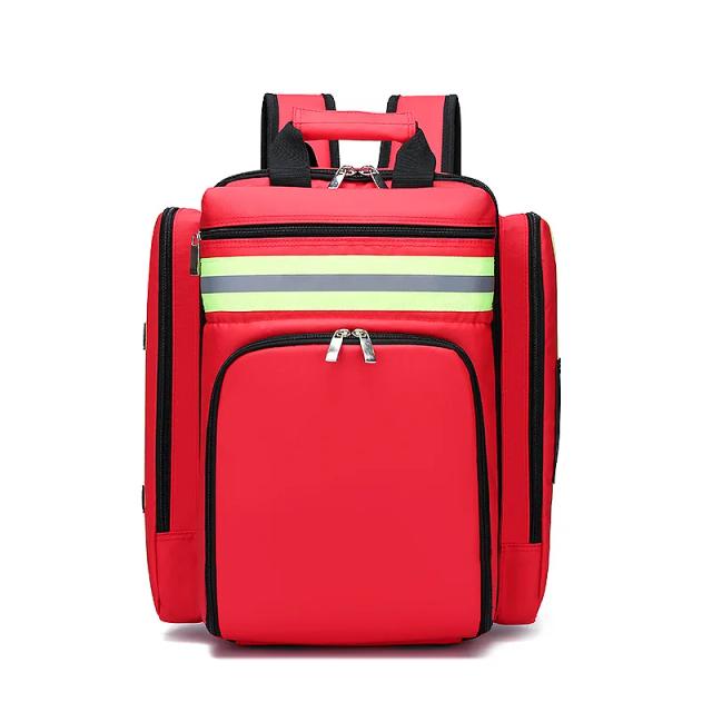 Mochila de Primeiros Socorros para Emergência e Resgate - Grande Capacidade e Organização