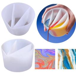 Silicone Pour Split Cup para Pintura Derramando, Epoxy Mix, Tinta Acrílica DIY, Resina Mold Fluid, Art Split Cups, Ferramentas de Fazer Jóias - Image 1