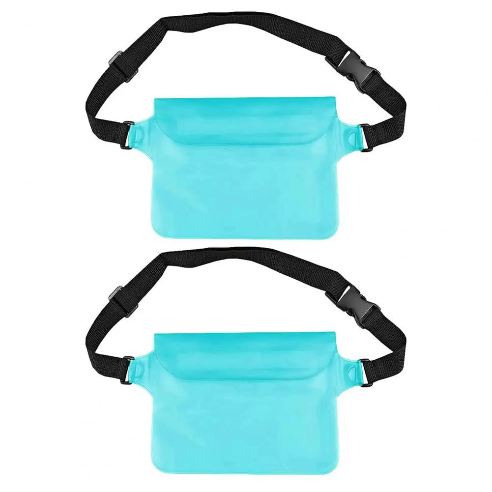 Bolsa cintura impermeável com Touch Screen, bolsa de praia leve, ajustável para caiaque - Image 1