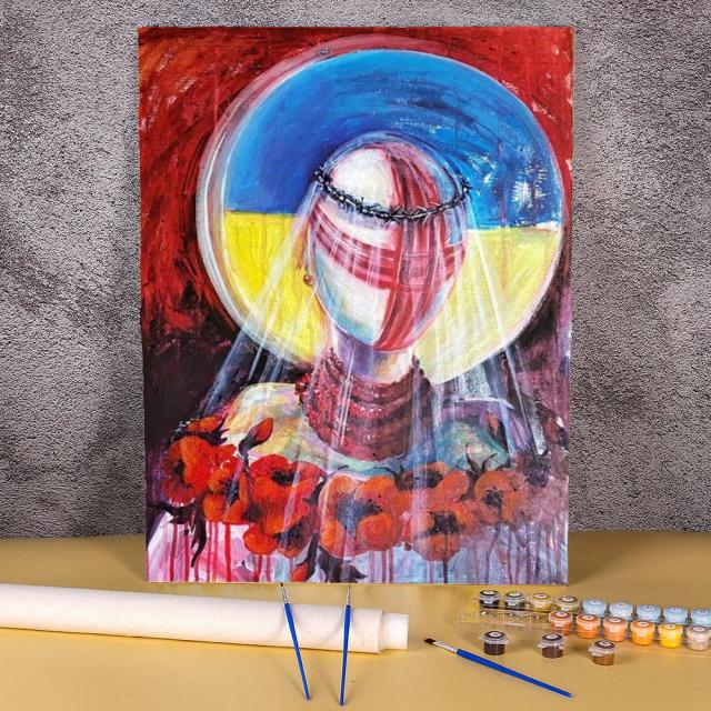 Pacote de Pintura por Números em Acrílico - Kits DIY para Artesanato Decorativo, Presente Original e Arte de Parede na Rússia