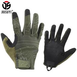 Luvas táticas respiráveis para dirigir, paintball, tiro, airsoft, combate, caça, trabalho, tela sensível ao toque, proteção, dedo inteiro, homens - Image 1