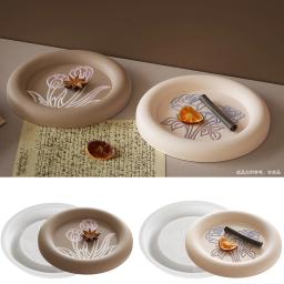 Molde De Gesso De Cimento Concreto, Jesmonite Moldes, Rose Tulip, Padrão Em Relevo, Moldes De Coaster De Bandeja, Fundição De Resina - Image 5