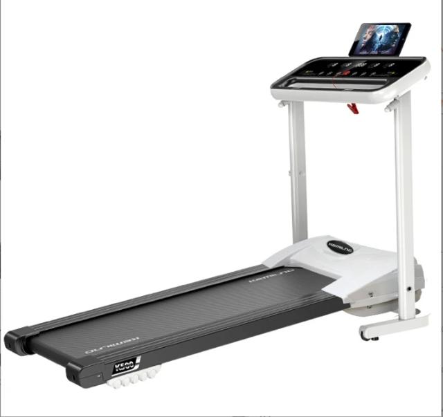 Esteira Magnética Dobrável com Display LED e Arnês de Segurança para Home Gym