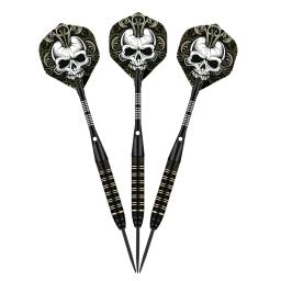 Profissional Aço Dica Dardos, Black Brass Barrels Set, Tiro com Arco, 22 g - Image 6