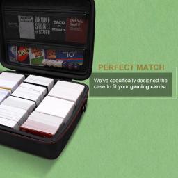 Ltgem caixa de cartão para taco gato cabra queijo pizza, skyjo, uno e mais cartões de jogo armazenamento saco de transporte acessórios de cartões de jogo - Image 5