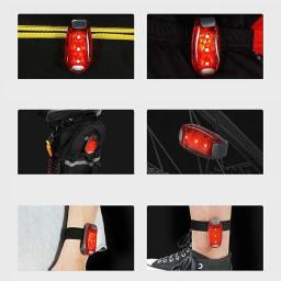 Led luz traseira para bicicleta, impermeável, vermelho, verde, azul, capacete, navegação de barco, luz ao ar livre, 1pcs - Image 5