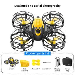4drc v18 mini drone 3d flip modo sem cabeça drones pressão de ar altura manter rc quadcopter dron brinquedo das crianças presente novo - Image 6