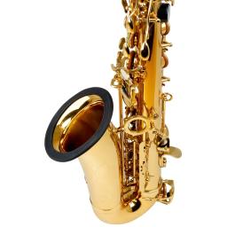 Slade saxofone silicone silenciador anel sax cancelamento de ruído sino boca soprano alto tenor sax capa protetora peças de sopro - Image 2