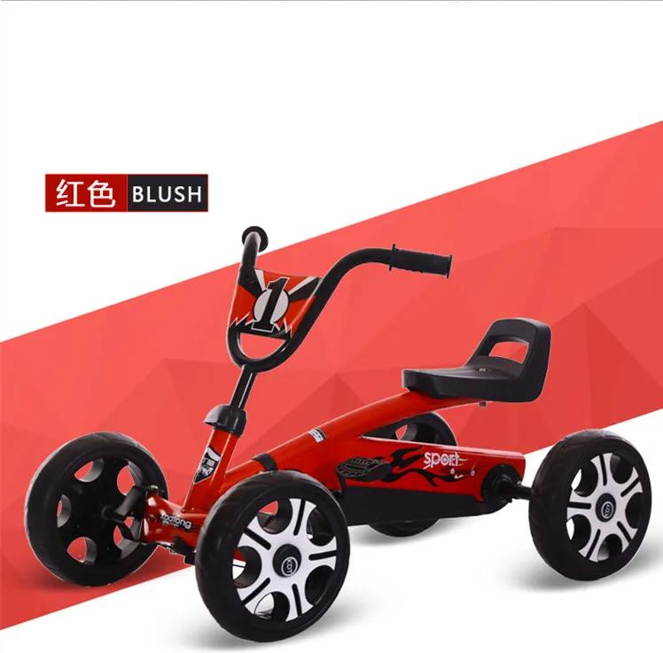 Go-Karts com rodas EVA para crianças pequenas, assento ajustável, pedal infantil, kart de 4 rodas - Image 1