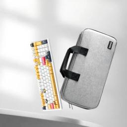 Bolsa de transporte portátil 75/98/87% para teclado mecânico, tecido oxford, bolsa de armazenamento à prova d'água, capa protetora, acessório de teclado - Image 3