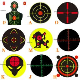 Adesivos auto-adesivos para tiro e caça, Adesivo de pontos alvo, Alvos reativos, Prática e Treinamento Adesivo, 7.50cm - Image 5