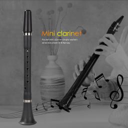Mini B Flat Clarinete Clarionet, Instrumento de Sopros para Iniciantes Prática, Instrumento Musical para Tyro Music Lover - Image 2