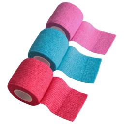 Bandagem elástica de gaze autoadesiva, ataduras de gaze respiráveis, esportes, dedo de fixação, pulso, perna, cuidados com o bebê, 2,5 cm, 5 cm, 10cm x 4,5 m, 1 rolo - Image 3