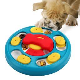 Interativo Slow Feeder Puzzle Brinquedos para cão, talheres anti-asfixia, lambendo placa, aumentar Puppy IQ Food Dispenser, Pet fornecimentos - Image 1