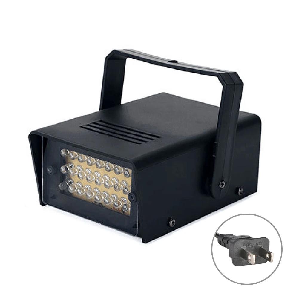 Luzes estroboscópicas ajustáveis brancas do estágio, iluminação do flash do estágio, controle remoto, presente do partido - Image 1