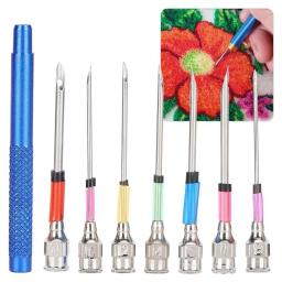 Conjunto de ferramentas Ultra Punch Needle, Bordado de aço, Costura com tricô, Art Needles, Punch Handle, G4G6, 1 Conjunto - Image 2