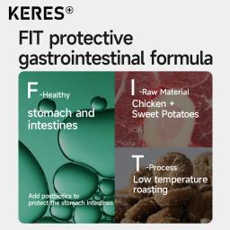 KERES-Pet Snacks para cães, Dental Chew Treat, Batata Doce de Frango, Mastiga Dentária, Snack para cães, 100g - Image 2