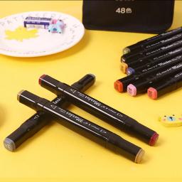 24-168 Colors Oily Art Marker Pen Set for Draw Double Headed Sketching Oily Tip Based Markers Graffiti Manga School Art Supplies - Image 5